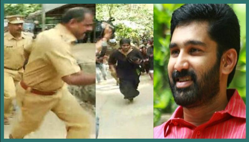 manithi attempt to enter sabarimala; vt balram slash state govt