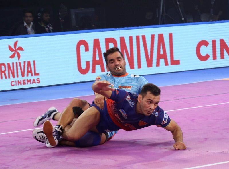 Pro Kabaddi 2018 Dabang Delhi UP Yoddha win Eliminators