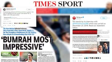 Fake news Mitchell Johnson exposes TOI on Twitter