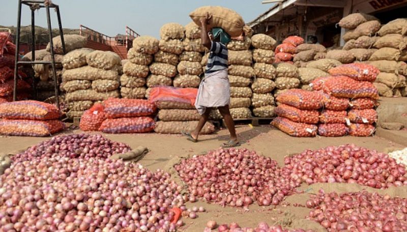 Onion Price Drop in  in Kushtagi in Koppal District