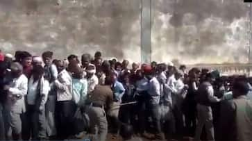 mp police lathicharge urea distribution agitation farmers