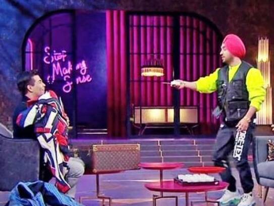 KARAN JOHAR NOT HAPPY WITH DILJIT DOSANJH DRESSING SENSE