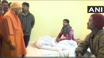 Yogi adityanath visit rain basera in gorakhpur