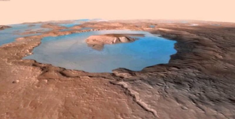 Evidence of lake beneath Mars surface