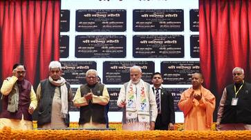 PM modi addresses a rally in Gazipur of UP