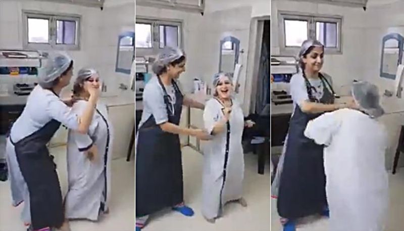 pregnant women going to dance before her delivery