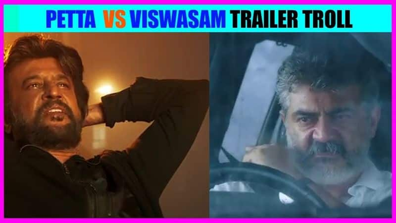 petta trailer Perfect match with Viswasam traailer