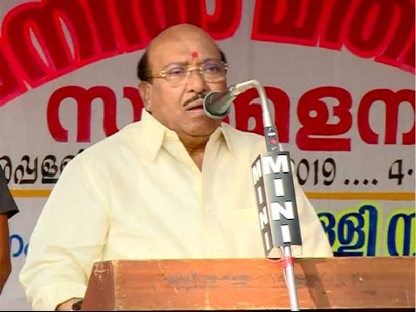 Kerala: Vigilance gives clean chit to Vellappally Natesan in microfinance fraud case