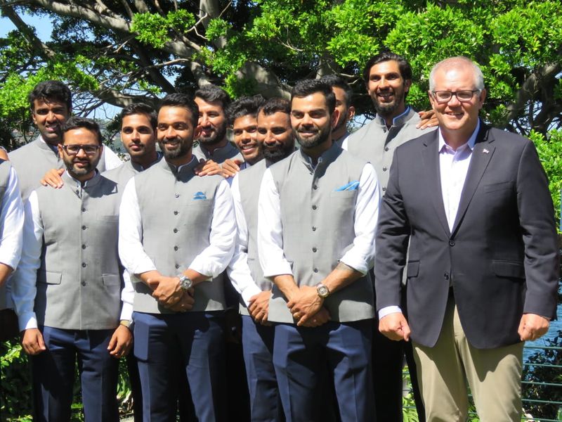 Team India Visit Australia Prime minster house Krirbilli for New year