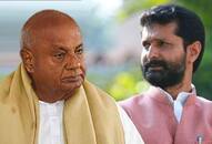 Karnataka BJP firebrand CT Ravi takes on HD Deve Gowda Hassan Vokkaliga leader