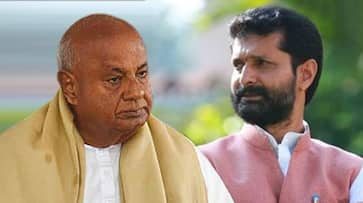 Karnataka BJP firebrand CT Ravi takes on HD Deve Gowda Hassan Vokkaliga leader