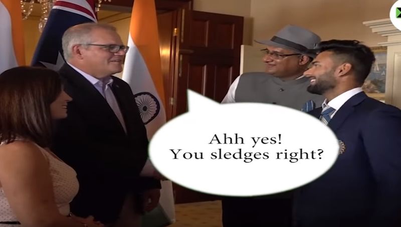 Australian PM Scott Morrison Hilarious Interaction With Rishabh Pant