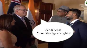 Australia Prime Minister Scott Morrison shares hilarious moment with Rishabh Pant