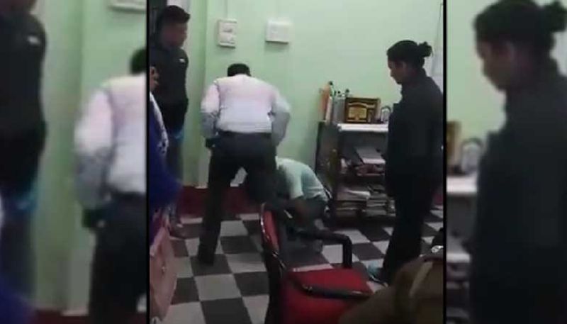 ias officer beaten up youth in police station