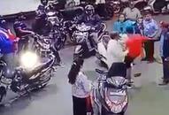 Bengaluru man abuses kicks woman fuel station over alleged accident