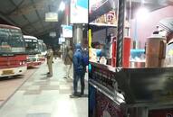 Bharat band  Davanagere, Koppal Karnataka buses shops function