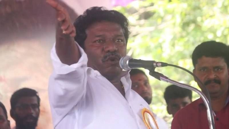 Karunas police complaint against av raju mma