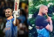 cricketer shikhar dhawan show his hidden talent on social media platform