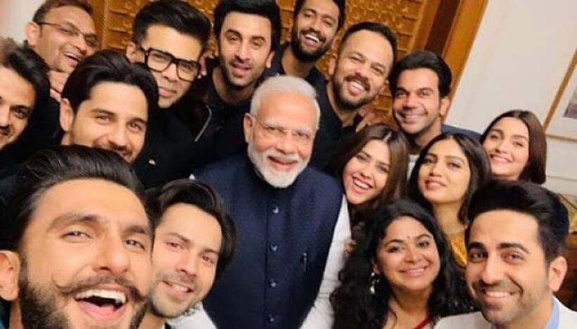 पीएम मोदी से मिले बॉलीवुड के नामचीन सितारे