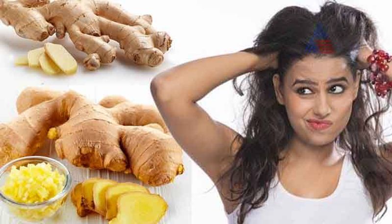 Home Remedy for Dandruff and Headache using Ginger