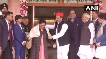 Maya Akhilesh meet on the occasion of Birthday