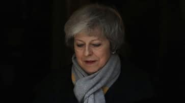 Brexit UK Parliament rejects Theresa May divorce deal political future uncertain