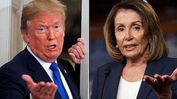 Trump imposes travel ban White House speaker Pelosi US govt shutdown