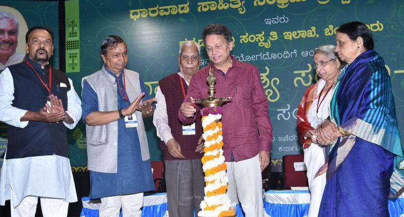 Kannada writer Baraguru Ramachandrappa key note address 7th Dharwad literary fest 2019