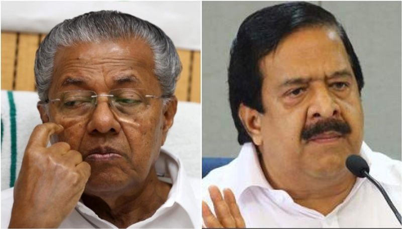 cm pinarayi vijayan about ramesh chennithalas allegations on bevq app