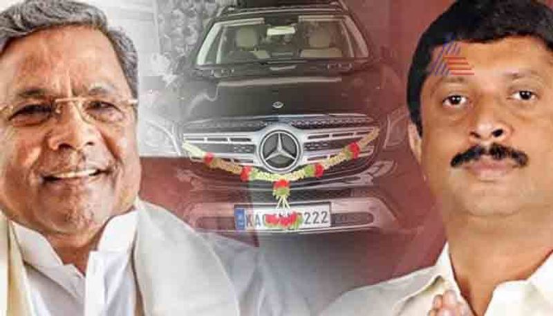 Hebbal MLA byrathi suresh gifts mercedes benz GLS car to siddaramaiah