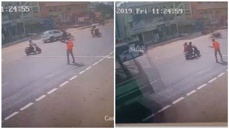 Guduvancheri accident cctv footage