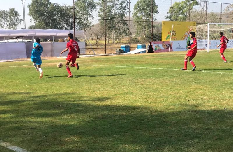 Santosh Trophy Karnataka football team enters semi final kvn