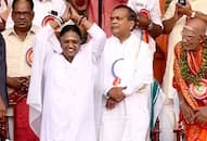 Sabarimala Mata Amritanandamayi attends Ayyappa Bhakta Sangamam CPM secy ridicules spiritual leader