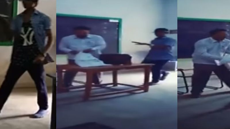 school racking teacher...6 students suspended