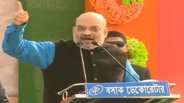 Bjp chief amit shah target to mamta baneerji in malda, bjp will give citizenship to every Hindu Bengal citizen