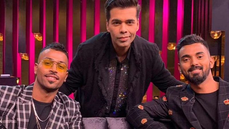 Case registered against kl rahul hardik pandya karan johar for controversy statement