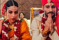 First wedding photos: Prateik Babbar, Sanya Sagar are now man and wife