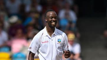 Blown away in Barbados: Kemar Roach destroys England for 77 on 18-wicket day