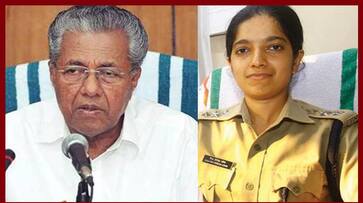 Pinarayi Vijayan targets woman IPS officer raided CPM office search of Leftist goons