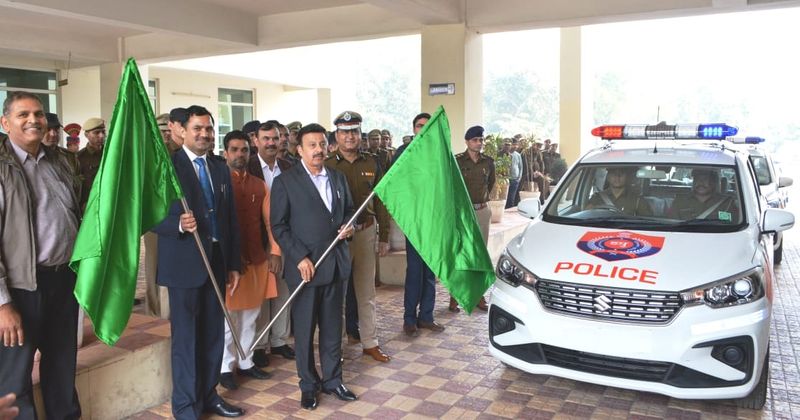 Gurugram police using new Maruti ertiga car for patrolling