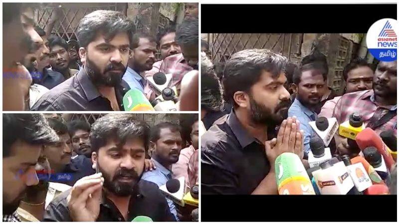 Actor Simbu Press Meet