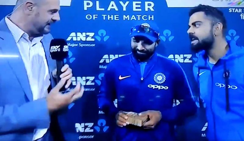 Your English Bahut acha Simon Doull replies teamindia Mohammad Shami