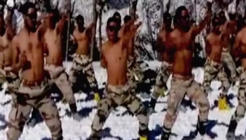 itbp jawans perform martial arts at 11000 feet in uttarakhand