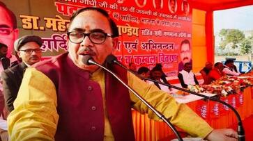 up bjp chief mahendra nath pandey says someone posted akhilesh enclothed guest house kand