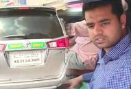 Former PM HD Deve Gowda's grandson uses government vehicle in Karnataka