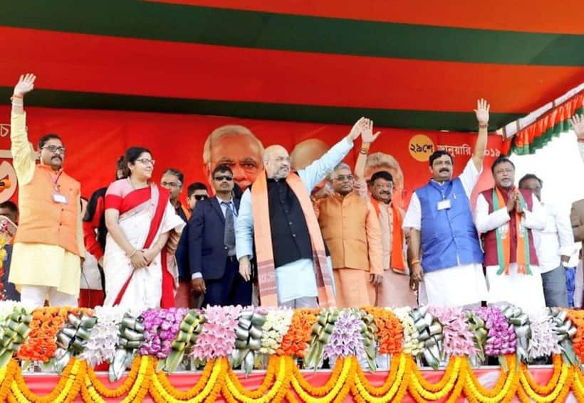 पूर्वी मिदनापुर में अमित शाह की रैली के दौरान तोड़फोड़, भाजपा ने टीएमसी पर लगाया आरोप