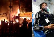 Fire at Nampally exhibition in Hyderabad people hospitalised shopes gutted