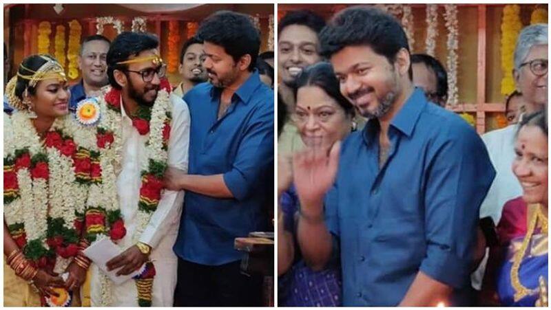 Actor Vijay Attended a  Assistant Director Marriage