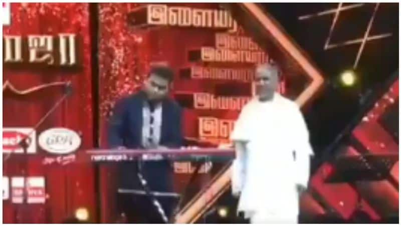 Ilayaraja who appreciated AR Rahman's  and clapped her