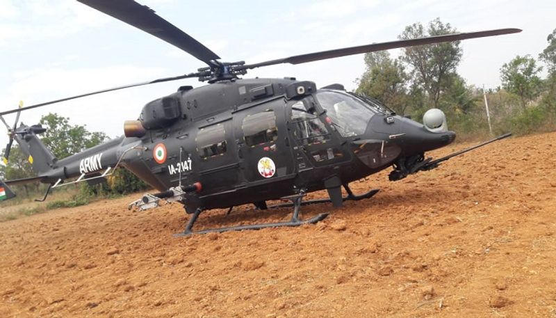 Army helicopter makes emergency landing in Bengaluru; officials detect technical snag